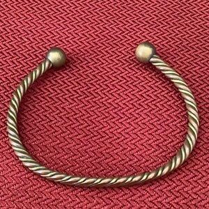 Coppercare cable cuff bracelet made in UK beautiful accent piece